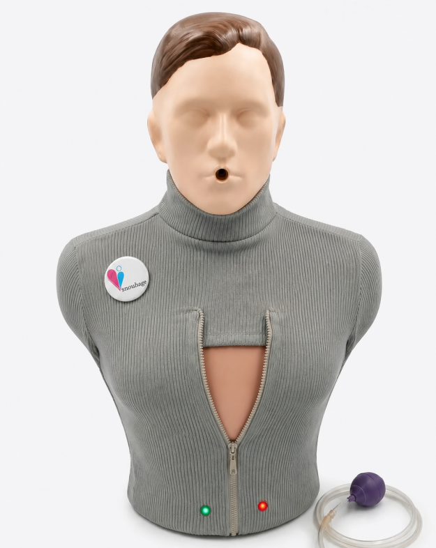 مانکن آموزشیCPR احیای قلبی ریوی چراغدار با نبض (تنفس مصنوعی CPR بزرگسالان )