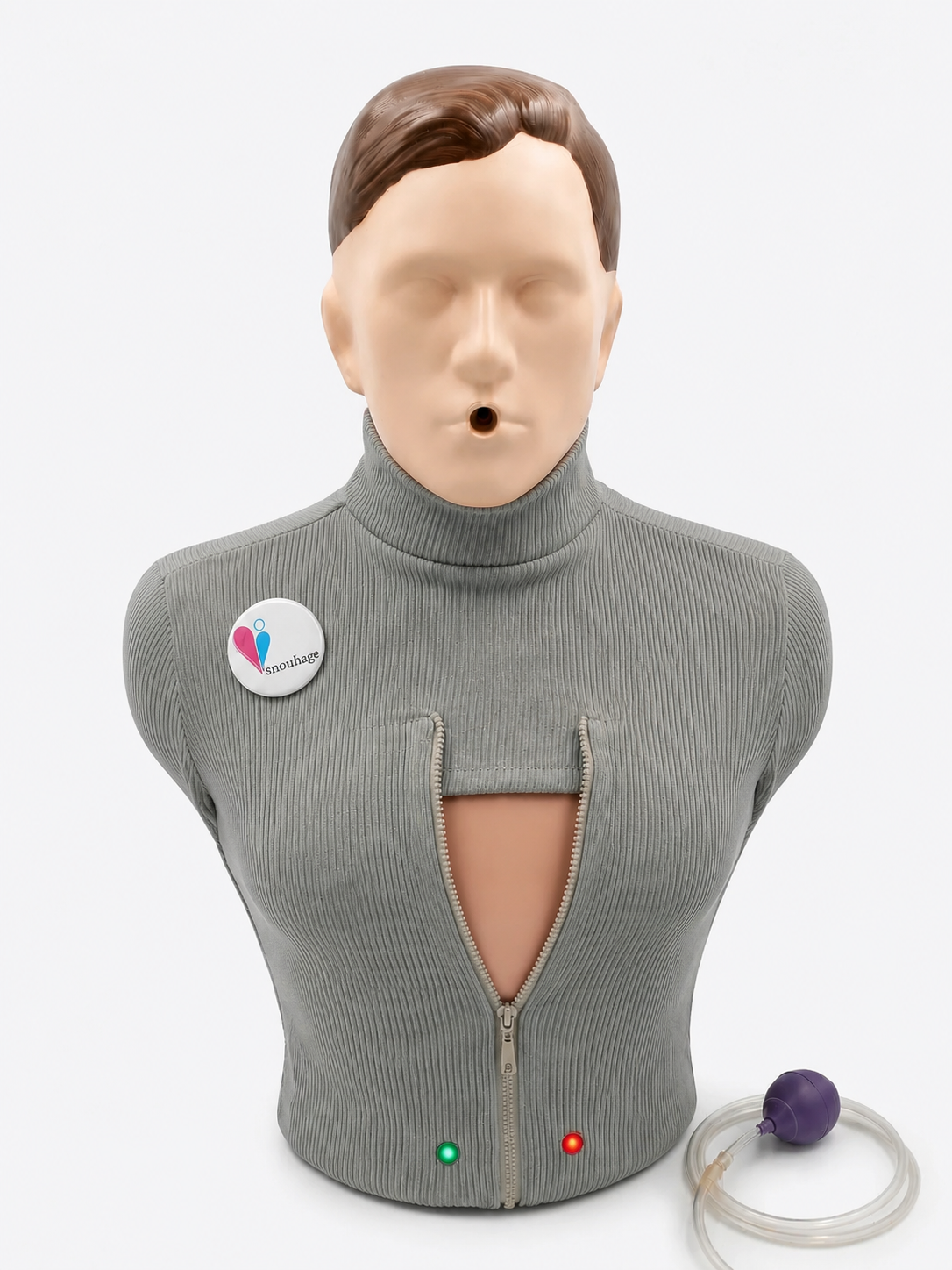 مانکن آموزشیCPR احیای قلبی ریوی چراغدار با نبض (تنفس مصنوعی CPR بزرگسالان ) - Image 2