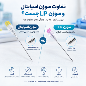 تفاوت سوزن اسپاینال سوزن LP